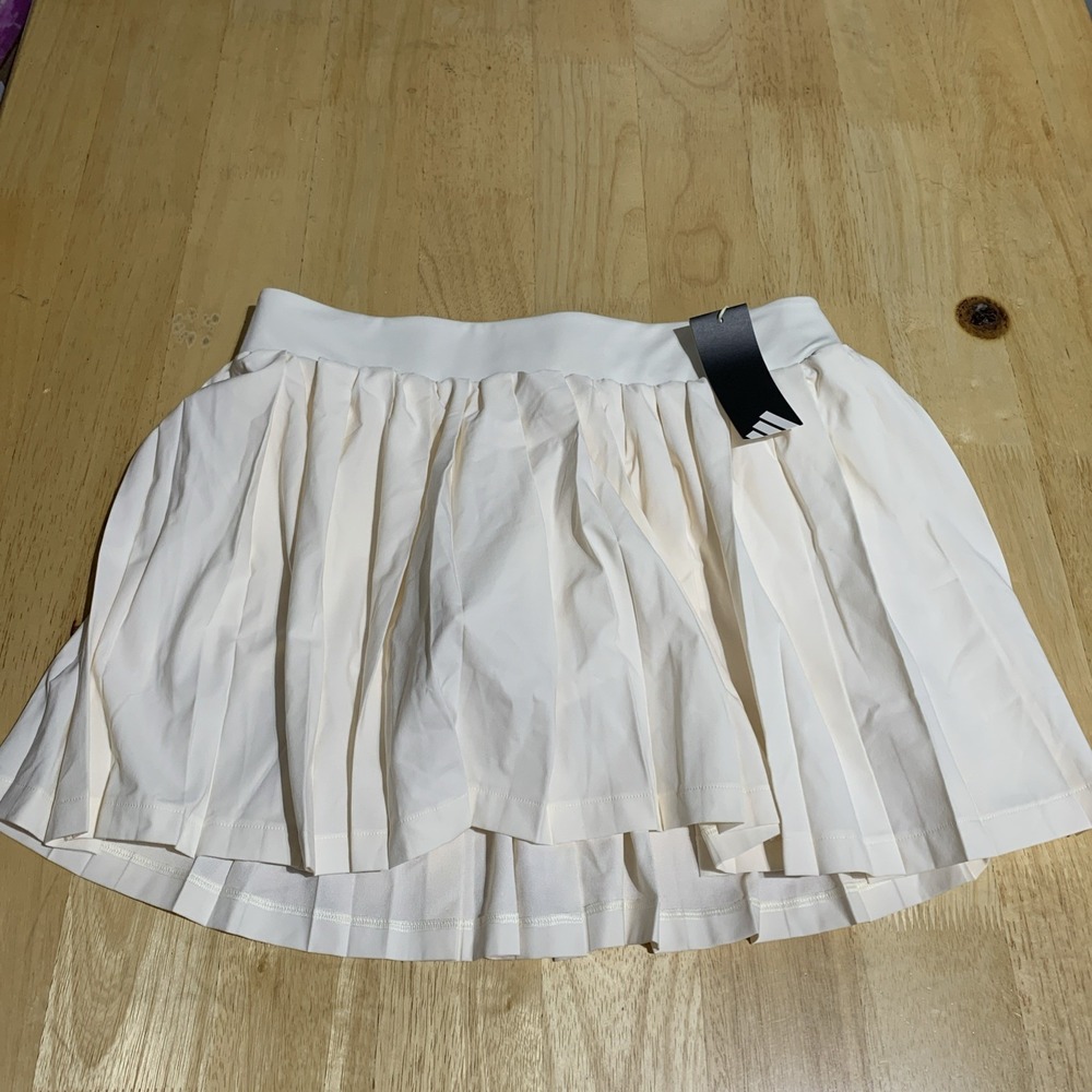 adidas Heritage Tennis Classic Skirt Womens Off White Casual JG3994 Size Large
